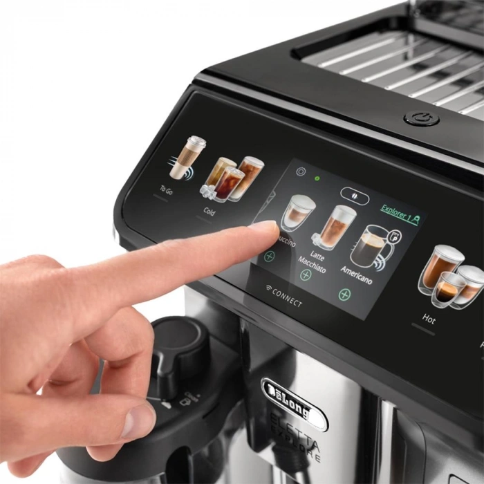 Delonghi Eletta Explore Cold Brew ECAM450.65.S Tam Otomatik Kahve Makinesi - Gümüş
