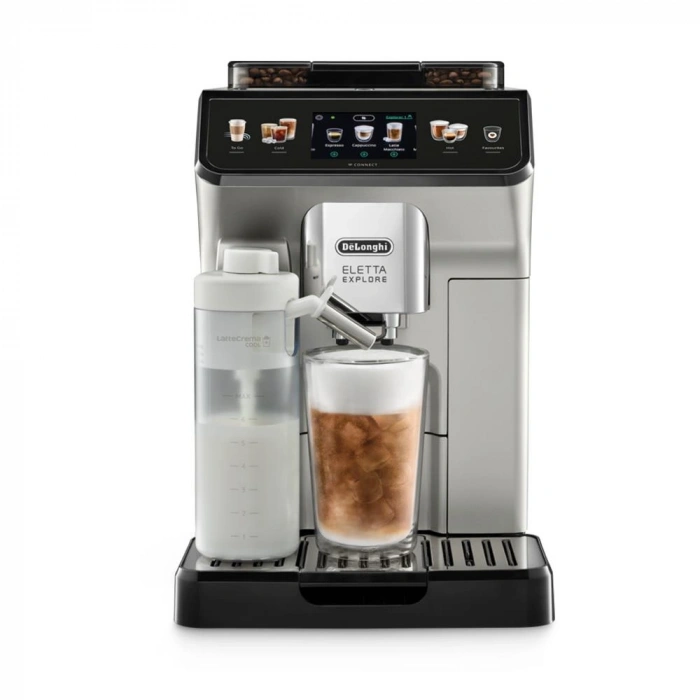 Delonghi Eletta Explore Cold Brew ECAM450.65.S Tam Otomatik Kahve Makinesi - Gümüş
