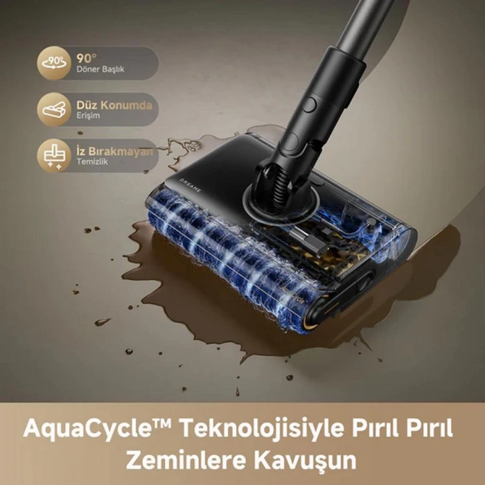 Dreame R20 Ultra AquaCycle Dikey Süpürge - Siyah