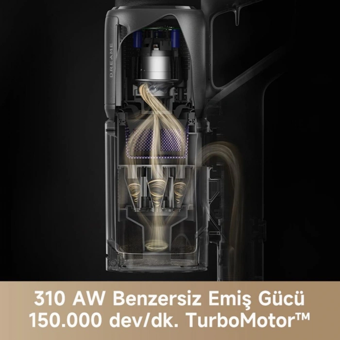 Dreame Z30 Dikey Şarjlı Süpürge - Siyah