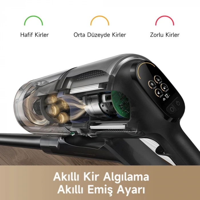 Dreame Z30 Dikey Şarjlı Süpürge - Siyah