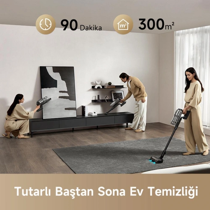 Dreame Z30 Dikey Şarjlı Süpürge - Siyah