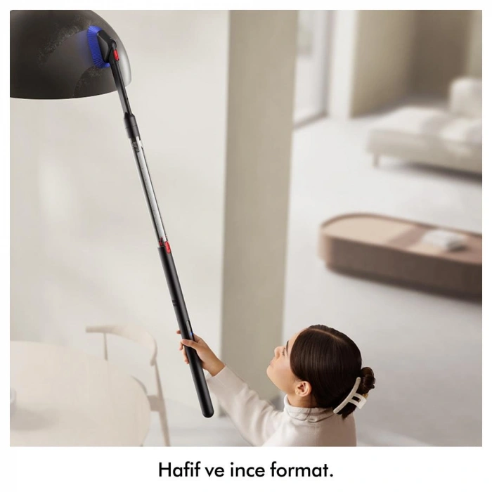 Dyson PencilVac Fluffycones Kablosuz Şarjlı Dikey Süpürge