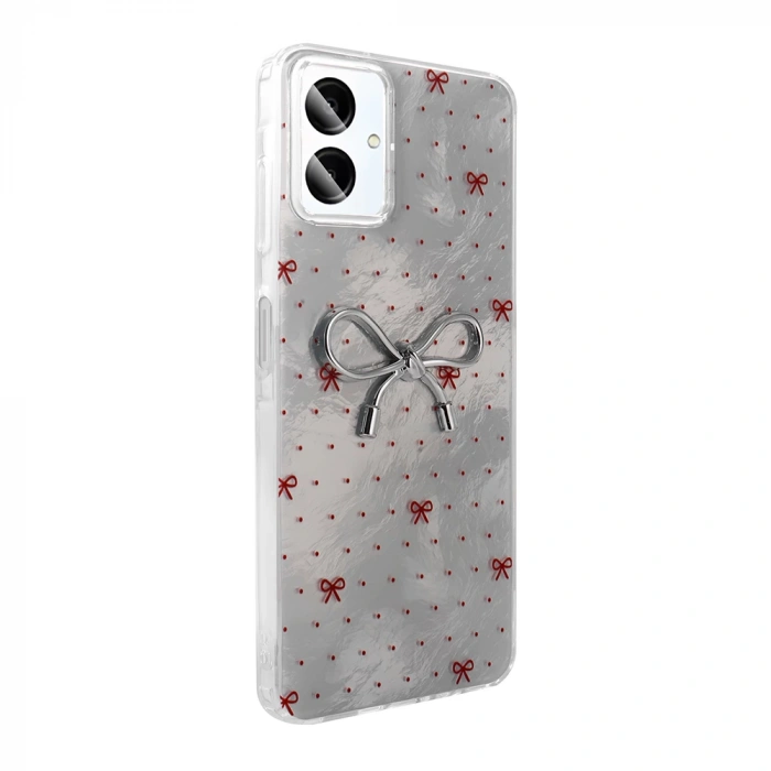 Galaxy A06 Kılıf Kamera Korumalı Figürlü Zore Ponti Silikon Kapak