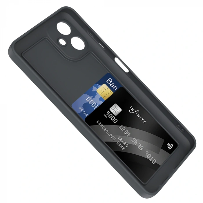 Galaxy A06 Kılıf Kamera Korumalı Kartlık Hazneli Zore Vitra Kapak