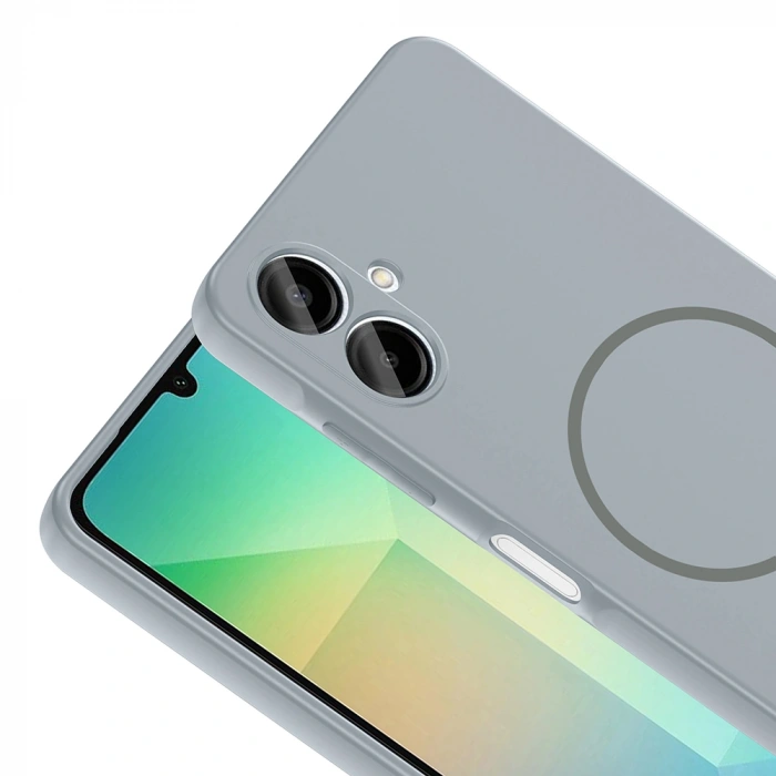 Galaxy A06 Kılıf M-safe Şarj Özellikli Zore Meta Kapak