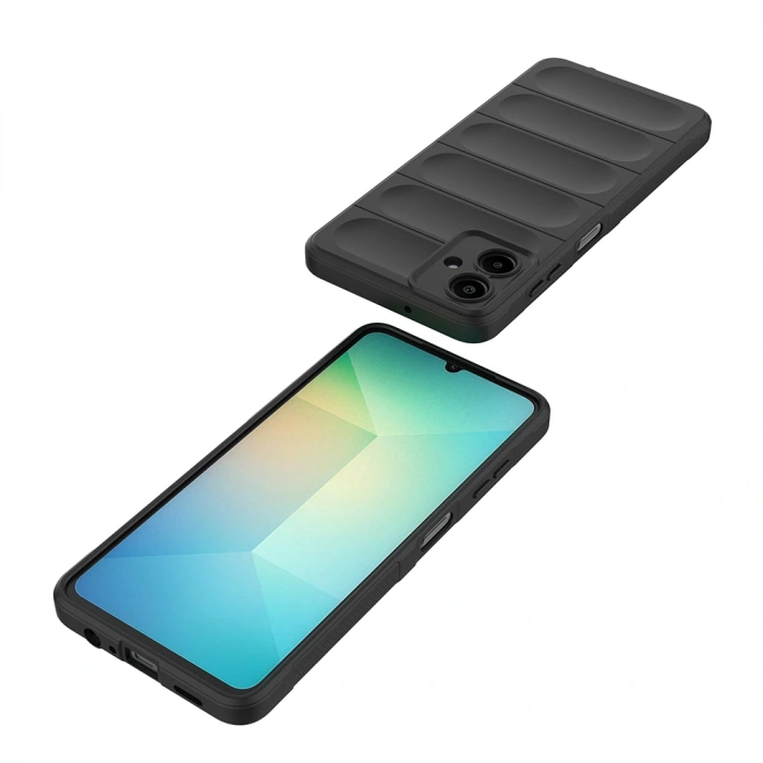 Galaxy A07 Kılıf Esnek TPU Oyuklu Arka Yüzey Tasarımlı Zore Etnik Silikon Kapak