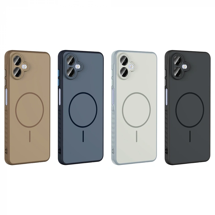 Galaxy A07 Kılıf M-safe Şarj Özellikli Zore Tea Kapak