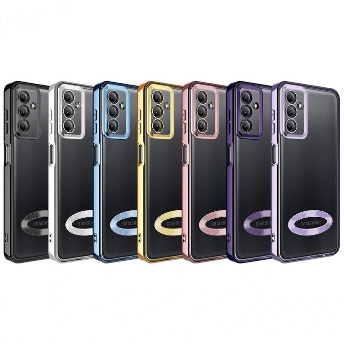 Galaxy A14 Kılıf Kamera Korumalı Logo Gösteren Zore Omega Kapak