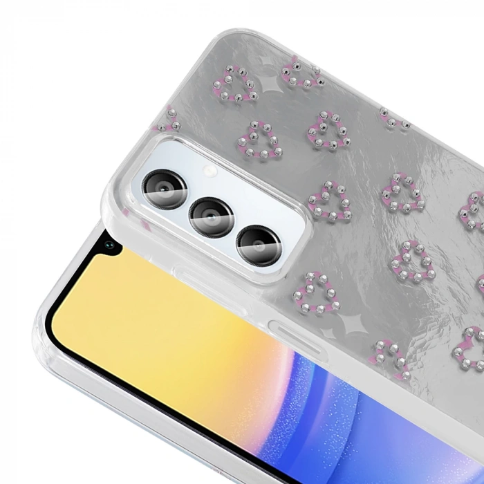 Galaxy A15 Kılıf Kamera Korumalı Figürlü Zore Ponti Silikon Kapak