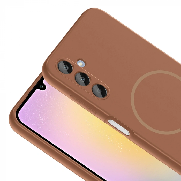 Galaxy A15 Kılıf M-safe Şarj Özellikli Zore Meta Kapak