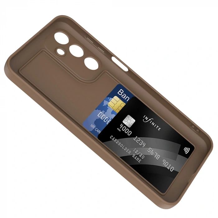 Galaxy A16 Kılıf Kamera Korumalı Kartlık Hazneli Zore Vitra Kapak