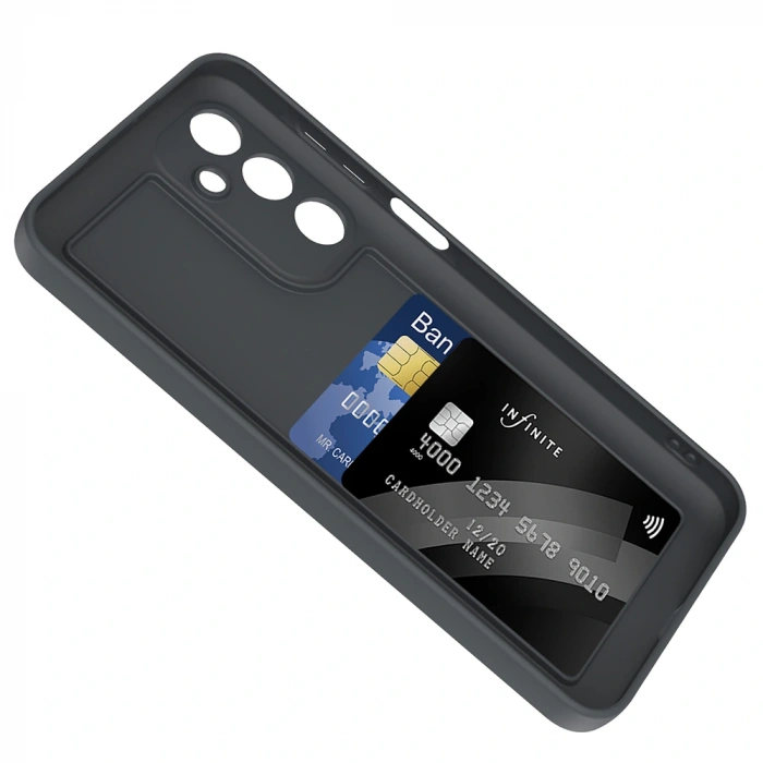 Galaxy A16 Kılıf Kamera Korumalı Kartlık Hazneli Zore Vitra Kapak