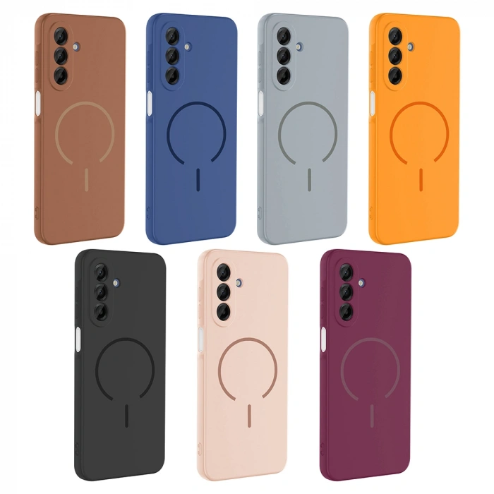 Galaxy A17 Kılıf M-safe Şarj Özellikli Zore Meta Kapak