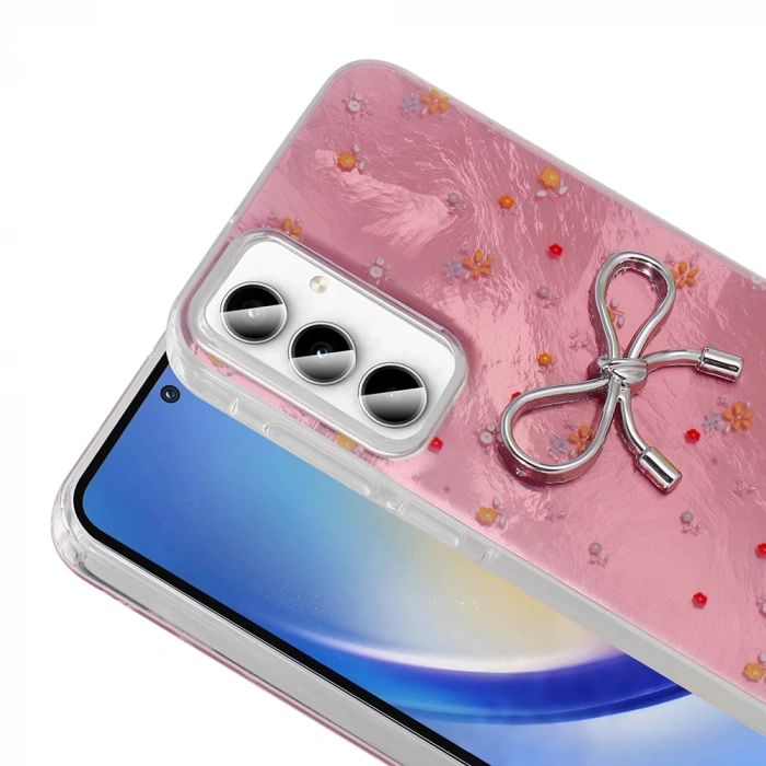 Galaxy A35 Kılıf Kamera Korumalı Figürlü Zore Ponti Silikon Kapak