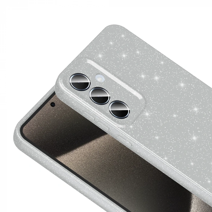 Galaxy A35 Kılıf Kamera Korumalı Simli Lüks Zore Koton Kapak