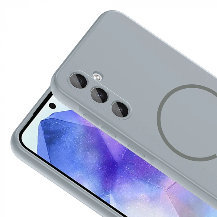 Galaxy A35 Kılıf M-safe Şarj Özellikli Zore Meta Kapak