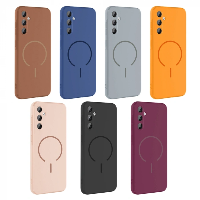 Galaxy A35 Kılıf M-safe Şarj Özellikli Zore Meta Kapak