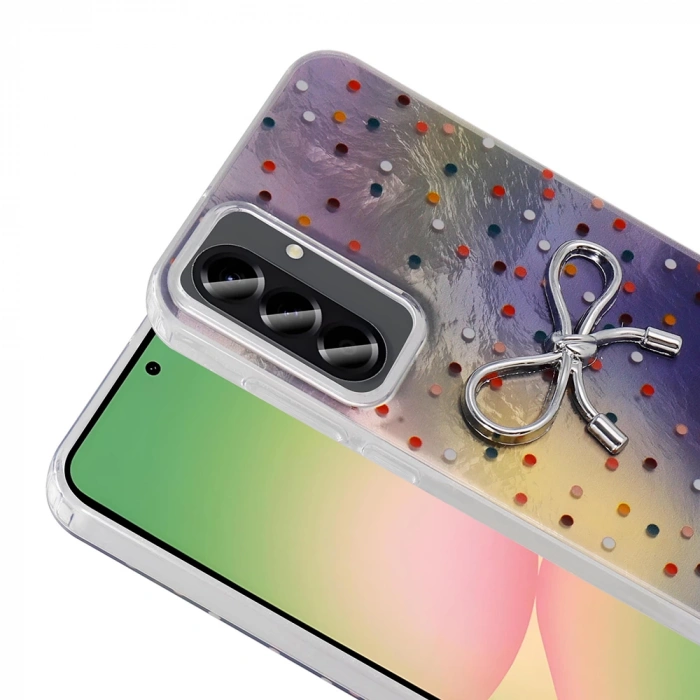 Galaxy A36 Kılıf Kamera Korumalı Figürlü Zore Ponti Silikon Kapak