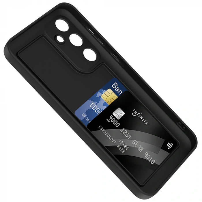 Galaxy A36 Kılıf Kamera Korumalı Kartlık Hazneli Zore Vitra Kapak