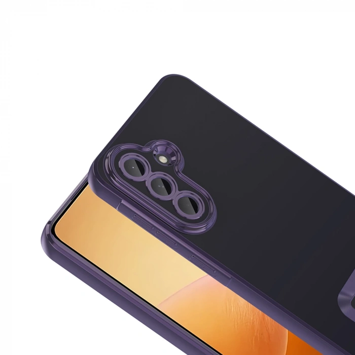 Galaxy A36 Kılıf Kamera Korumalı Logo Gösteren Zore Omega Kapak