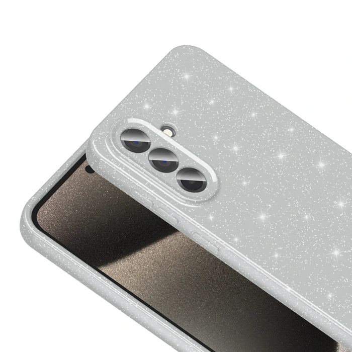 Galaxy A56 Kılıf Kamera Korumalı Simli Lüks Zore Koton Kapak