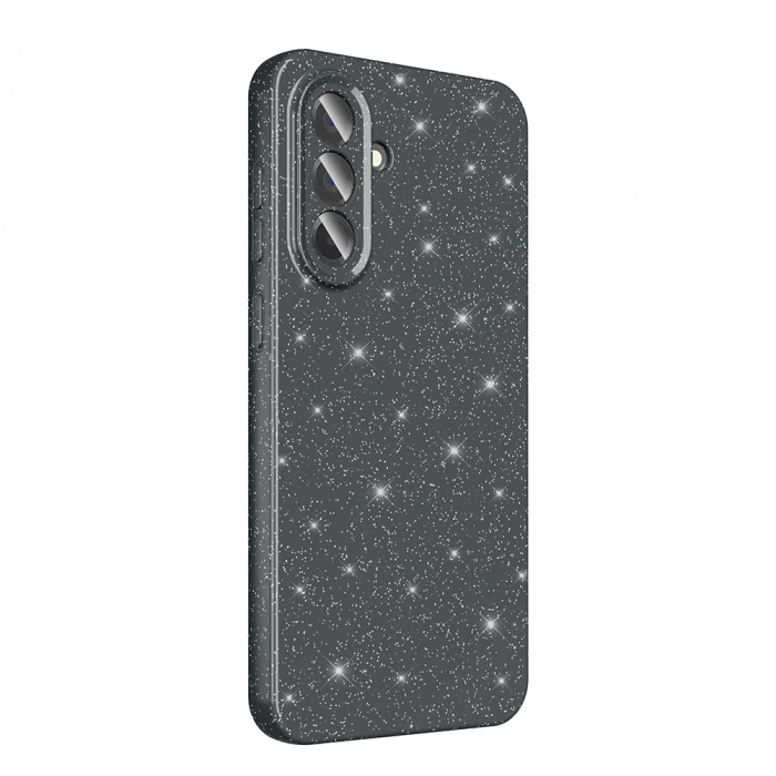 Galaxy A56 Kılıf Kamera Korumalı Simli Lüks Zore Koton Kapak