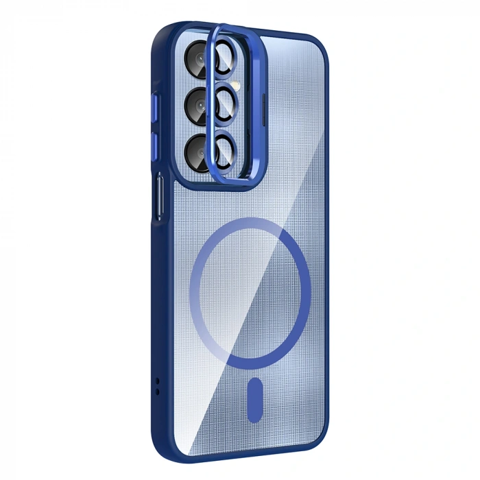 Galaxy A56 Kılıf Standlı ve Kamera Lens Hediyeli Zore Etro Kapak