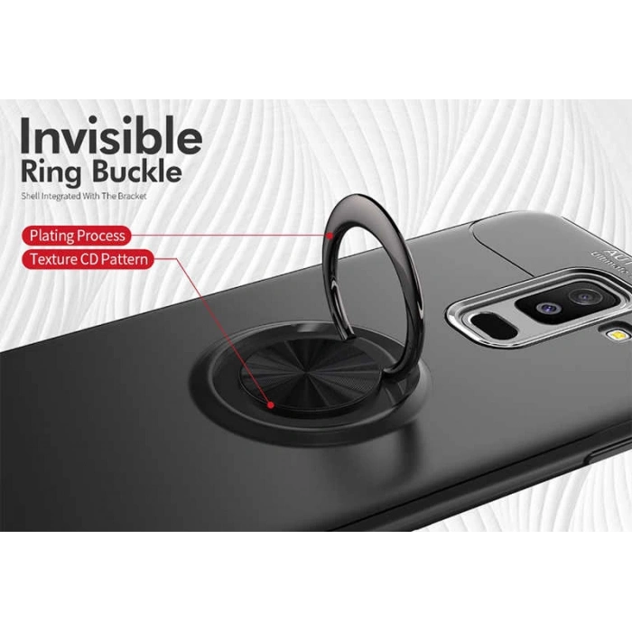 Galaxy A6 Plus 2018 Kılıf Zore Ravel Silikon Kapak