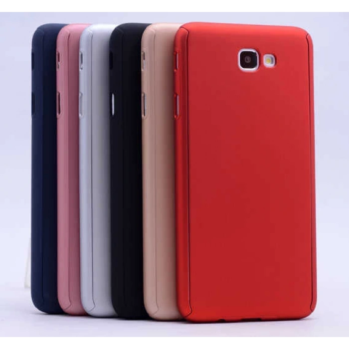 Galaxy A7 2017 Kılıf Zore 360 3 Parçalı Rubber Kapak