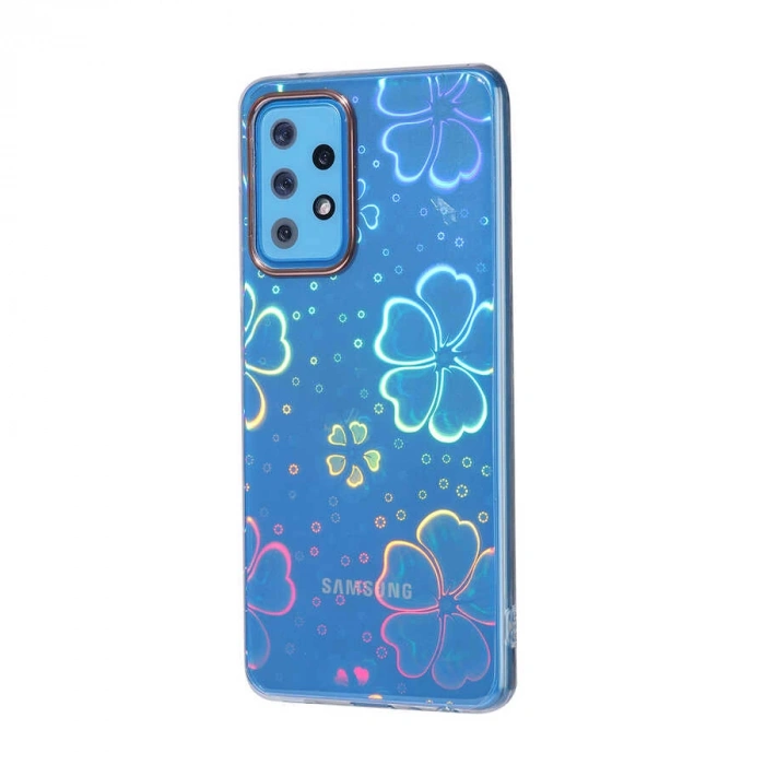 Galaxy A72 Kılıf Zore Sidney Desenli Sert Kapak