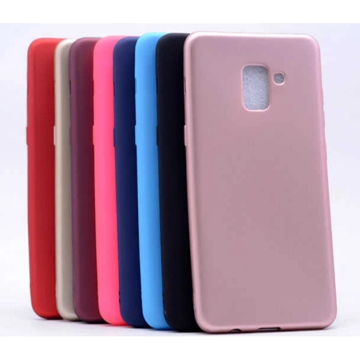 Galaxy A8 2018 Kılıf Zore Premier Silikon Kapak
