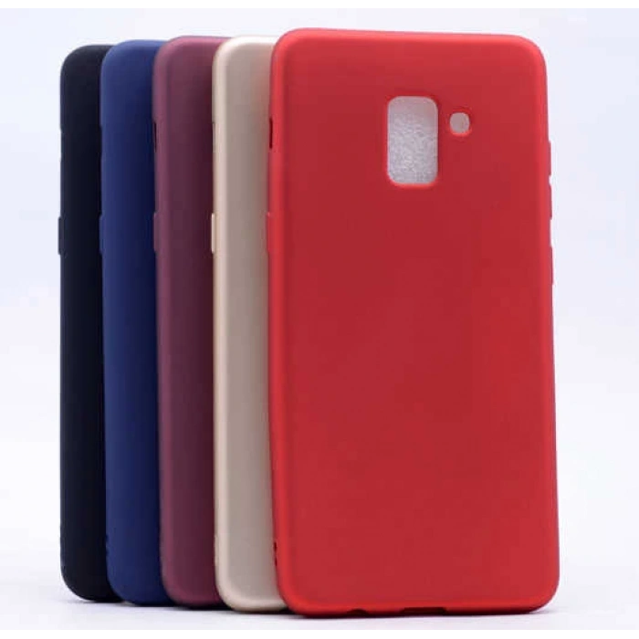 Galaxy A8 Plus 2018 Kılıf Zore Premier Silikon Kapak
