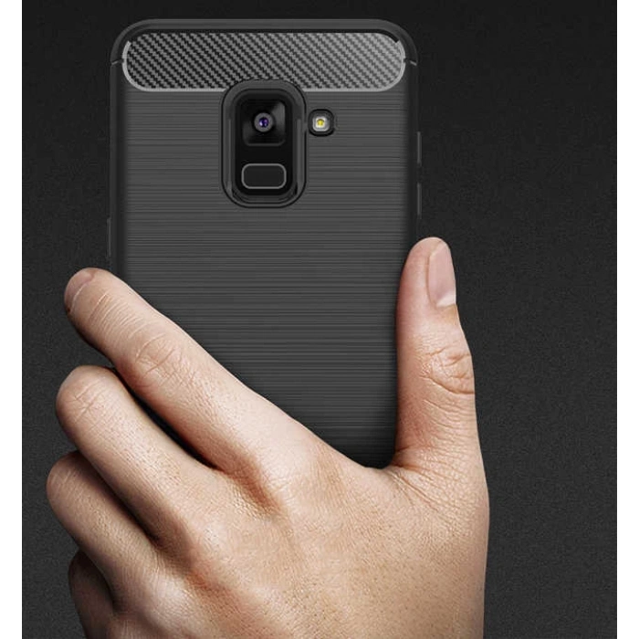 Galaxy A8 Plus 2018 Kılıf Zore Room Silikon Kapak