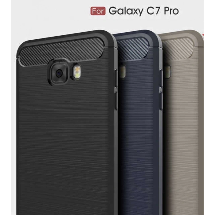 Galaxy C7 Pro Kılıf Zore Room Silikon Kapak