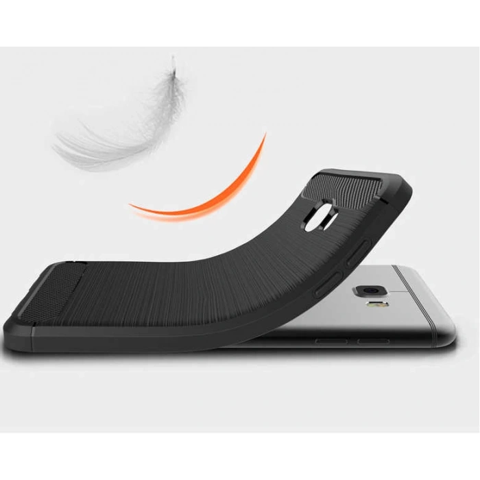 Galaxy C7 Pro Kılıf Zore Room Silikon Kapak