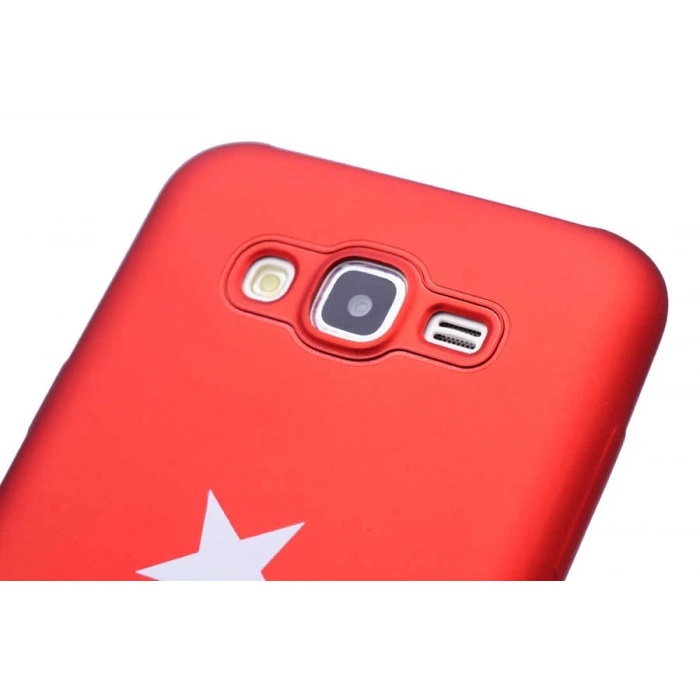 Galaxy J2 Kılıf Zore Bayrak Silikon