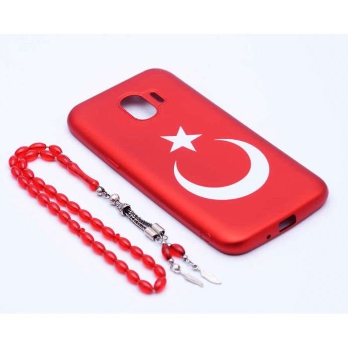 Galaxy J2 Pro 2018 Kılıf Zore Bayrak Silikon