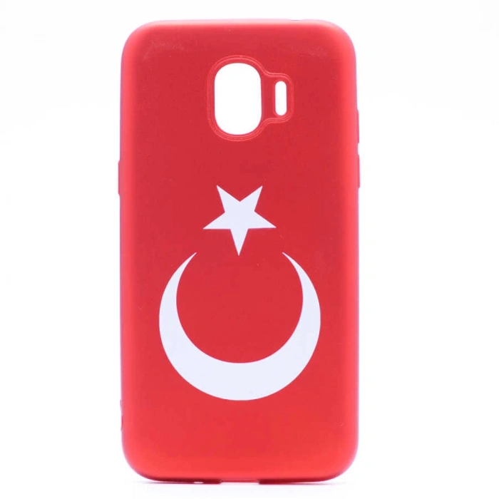 Galaxy J2 Pro 2018 Kılıf Zore Bayrak Silikon