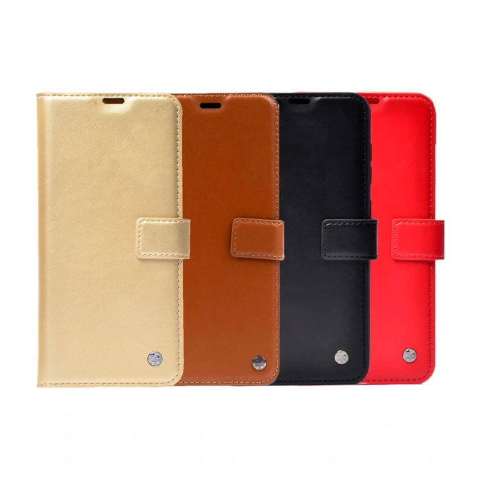 Galaxy J4 Plus Kılıf Zore Kar Deluxe Kapaklı Kılıf