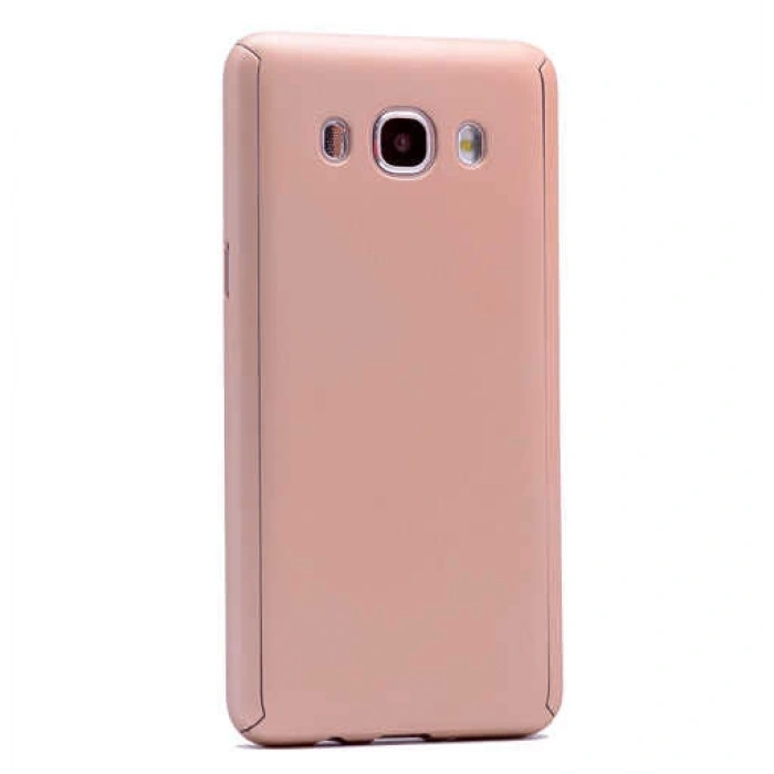 Galaxy J5 2016 Kılıf Zore 360 3 Parçalı Rubber Kapak