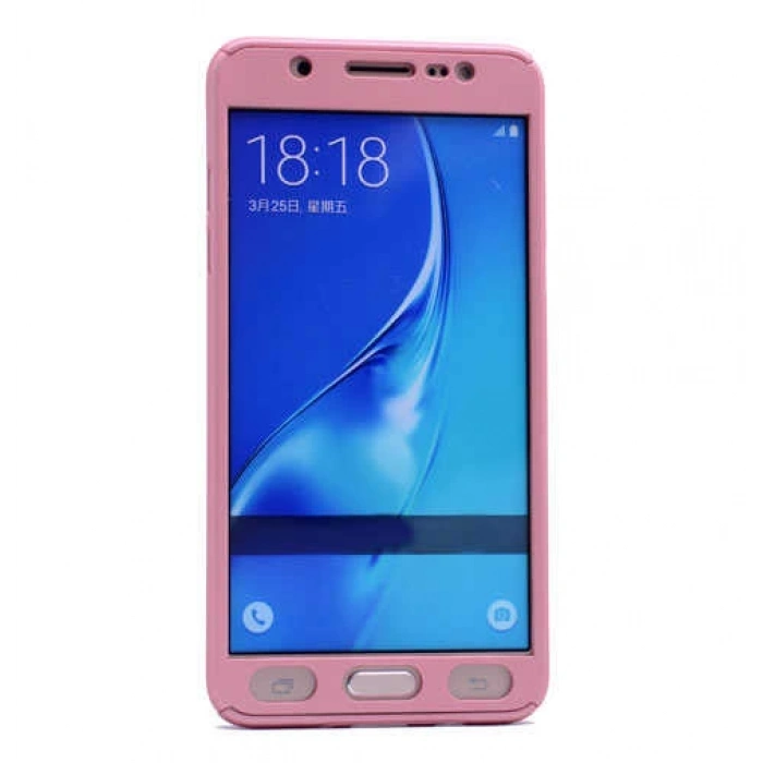 Galaxy J5 2016 Kılıf Zore 360 3 Parçalı Rubber Kapak