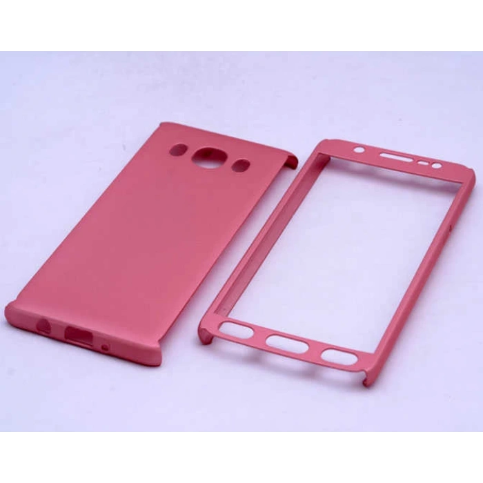 Galaxy J5 2016 Kılıf Zore 360 3 Parçalı Rubber Kapak