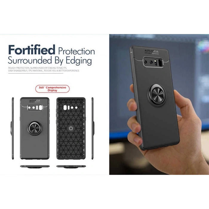 Galaxy Note 8 Kılıf Zore Ravel Silikon Kapak