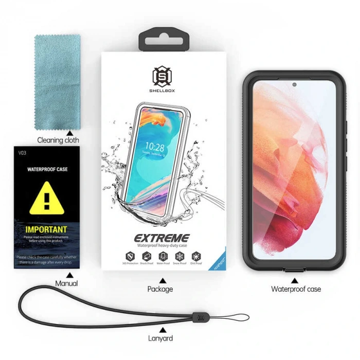 Galaxy S22 Plus Kılıf 1-1 Su Geçirmez Kılıf