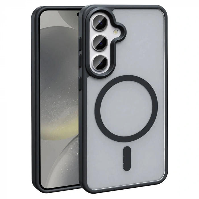 Galaxy S23 FE Kılıf M-safe Şarj Özellikli Mat Arka Yüzey Zore Sio Kapak