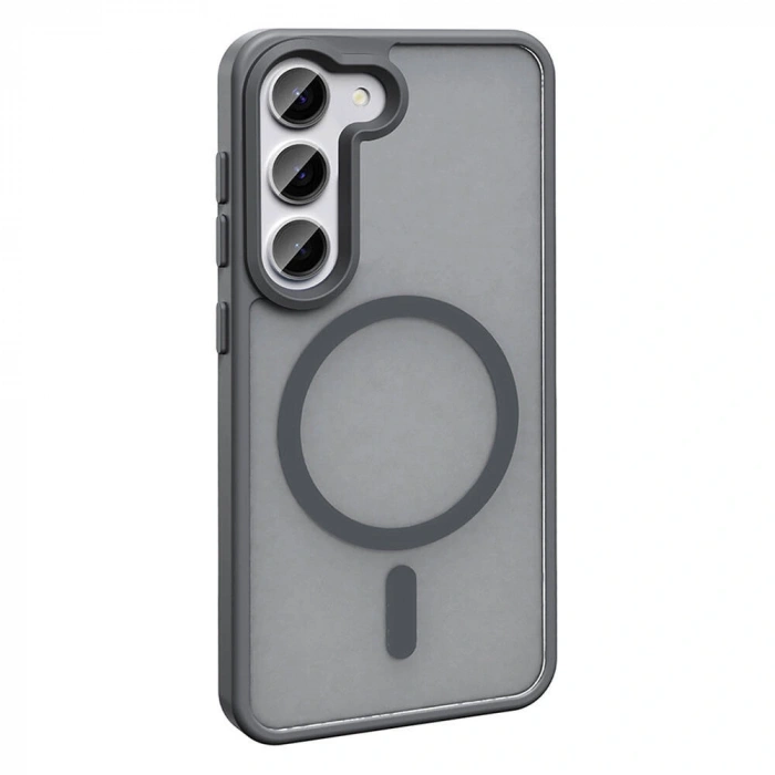 Galaxy S23 Kılıf M-safe Şarj Özellikli Mat Arka Yüzey Zore Sio Kapak