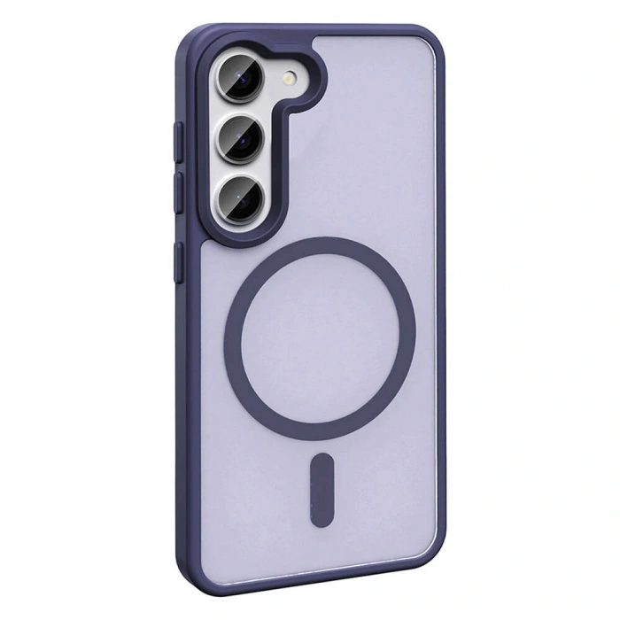 Galaxy S23 Kılıf M-safe Şarj Özellikli Mat Arka Yüzey Zore Sio Kapak