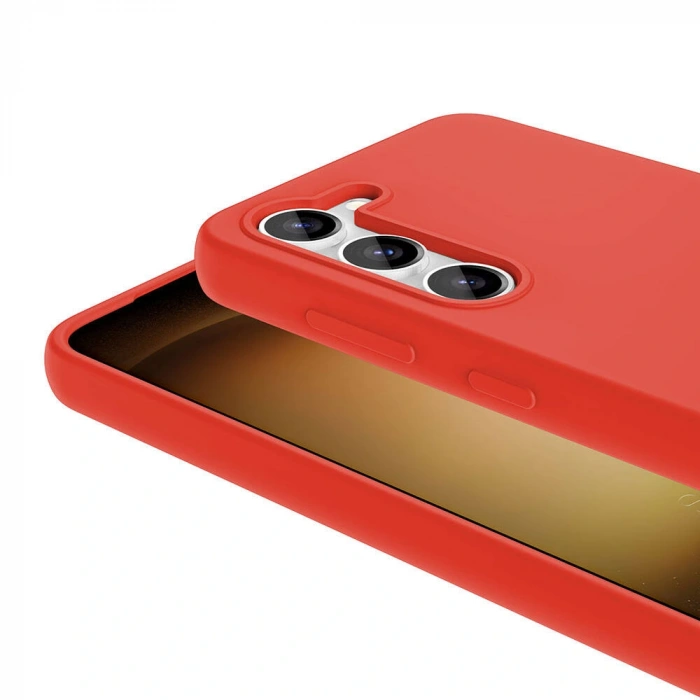 Galaxy S23 Kılıf M-safe Şarj Özellikli Sıvı Teknolojili Silinebilir Sert Zore Kivi Kapak