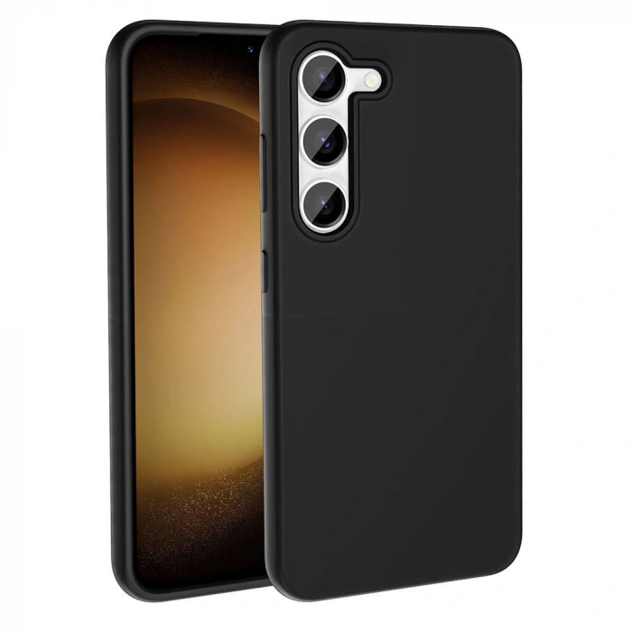 Galaxy S23 Kılıf M-safe Şarj Özellikli Sıvı Teknolojili Silinebilir Sert Zore Kivi Kapak